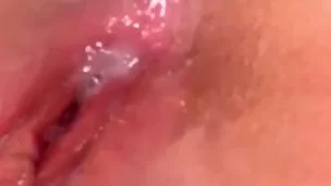 Cumming all over a really pretty Amazon delivery driver